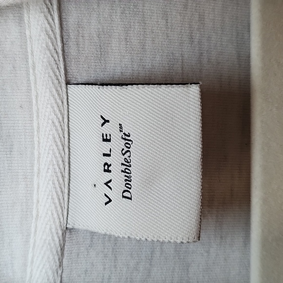 Varley Davidson Quarter-Zip Sweatshirt Ivory Marie Size Large - Picture 11 of 16